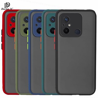 เคส เลนต์กล้อง ขอบสีหลังด้าน กันกล้อง Redmi Note 9 9T 8 Pro 12C 11A 10A 9A 9C 8A 10X 4G 5G 2023