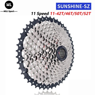 Sunshine เฟืองล้อจักรยานเสือภูเขา 11 ความเร็ว 40 42 46 50 52T สําหรับ Shimano SRAM