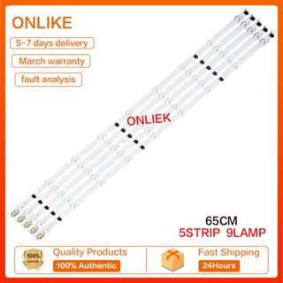 แถบไฟแบ็คไลท์ทีวี LED 3V UA32F5500ARXXR 2013SVS32H 9 REV1.8 A32F4008AR 2013SVS32H/F สําหรับ Samsung 32 นิ้ว 5 ชิ้น