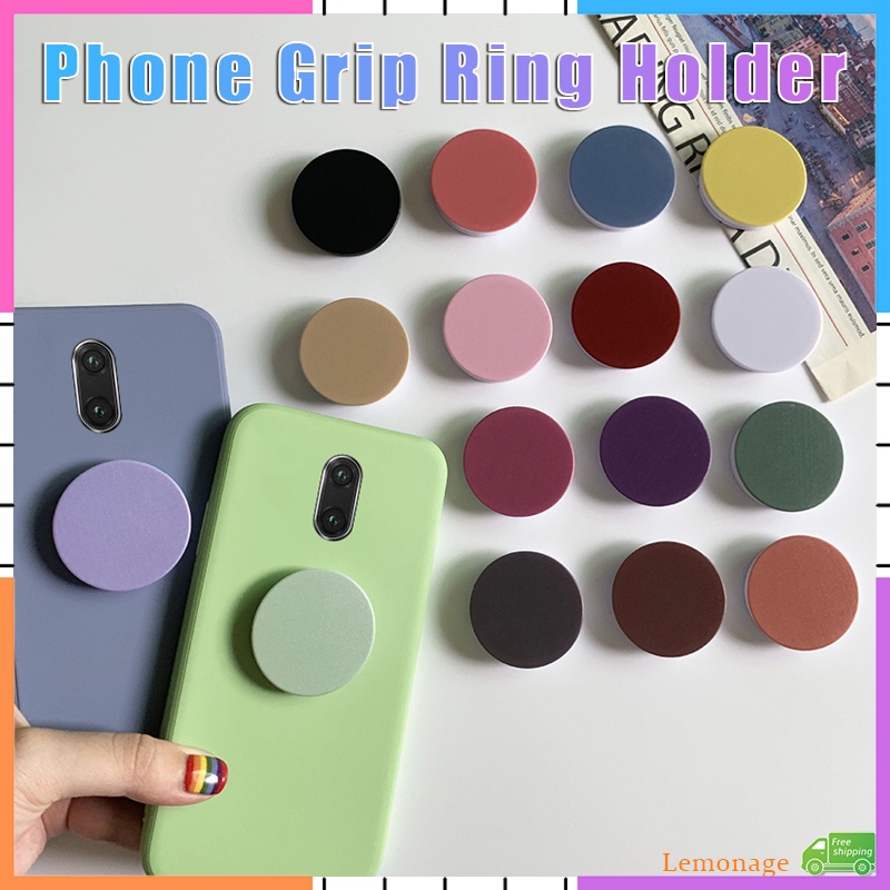 【ซื้อ 5 แถม 1】แหวนขาตั้งโทรศัพท์มือถือ พับเก็บได้ สไตล์เกาหลี