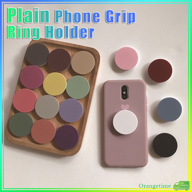 จัดส่งที่รวดเร็วสีทึบ Griptok Phone Ring Holder Stand Phone Grip Bracket ที่วางโทรศัพท์แบบปรับได้