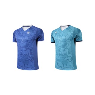 ใหม่ Yonex ชุดเสื้อกีฬาแบดมินตัน แบบแห้งเร็ว แฟชั่นสําหรับผู้ชาย และผู้หญิง 2023