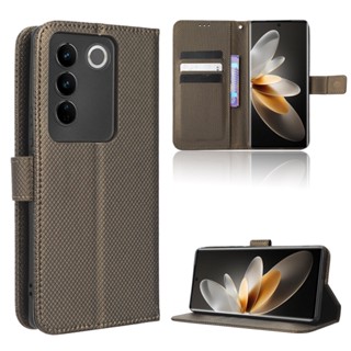 Vivo V27 5G เคส PU Leather Case เคสโทรศัพท์ Stand Wallet Vivo V27 V 27 เคสมือถือ Cover