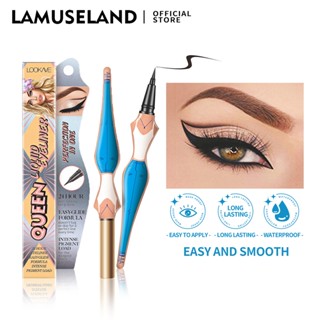 LAMUSELAND Queen กันน้ำ กันเหงื่อ ไม่เลอะง่ายอายไลเนอร์ #LK23E