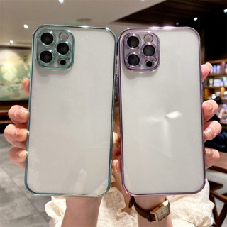 เคสโทรศัพท์มือถือแบบนิ่ม TPU ใส กันกระแทก กันรอยเลนส์กล้อง สําหรับ Realme 7i Realme 5 Pro Realme 7 Realme 7 Pro Realme XT Realme C17