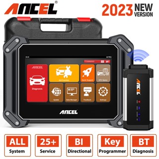 Ancel V6 PRO OBD2 เครื่องสแกนเนอร์วินิจฉัยรถยนต์ ทดสอบแอคทีฟ ฟังก์ชั่นรีเซ็ต 25+ เครื่องมือกุญแจ IMMO