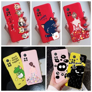 Xiaomi Mi 10T Pro 5G Mi 11T Pro 5G เคสโทรศัพท์ แบบนิ่ม สีแคนดี้ ป้องกันเต็มรูปแบบ ลายน่ารัก บางเฉียบ