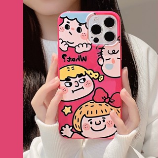 เคสโทรศัพท์มือถือนิ่ม ลายการ์ตูนกราฟฟิตี้น่ารัก สําหรับ Iphone Apple 14 13 11proMax 12 14 XR xs