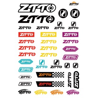 Ztto สติกเกอร์ฉลาก คุณภาพสูง สําหรับติดตกแต่งจักรยานเสือภูเขา 4 ชิ้น 36 ชิ้น