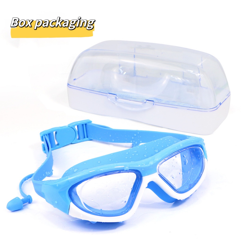 แว่นตาว่ายน้ํา HD กันน้ํา กันหมอก เหมาะกับฤดูร้อน สําหรับเด็กผู้ชาย และผู้หญิง 1 ชิ้น - รูปที่ 4