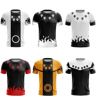 เสื้อยืดลําลอง พิมพ์ลาย Naruto Six Path Sage Mode Rikudousennin สําหรับผู้ชาย