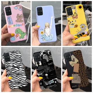 เคสโทรศัพท์ซิลิโคน TPU แบบนิ่ม สีแคนดี้ สําหรับ Samsung Galaxy A51 4G SM-A515F A71 4G SM-A715F