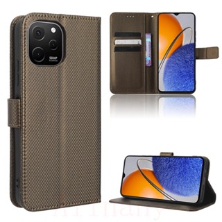 Huawei Nova Y61 เคส PU Leather Case เคสโทรศัพท์ Stand Wallet Huawei NovaY61 เคสมือถือ Cover