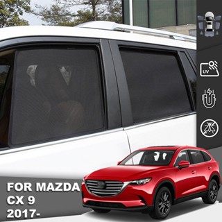 ม่านบังแดดแม่เหล็ก ด้านหน้า และด้านหลัง สําหรับ Mazda CX-9 TC 2016-2023 CX9