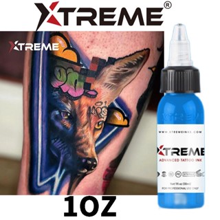 Xtreme หมึกสักถาวร 1 ออนซ์ ต่อสู้ ปลอดภัย 46 สี