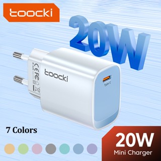 Toocki 20W PD อะแดปเตอร์ชาร์จเร็ว Type C สําหรับ Xiaomi Samsung Phone Wall Charger