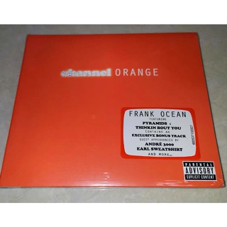 แผ่น CD เพลงฮิปฮอป New Era Frank Ocean Channel สีส้ม