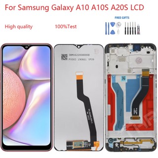 อะไหล่หน้าจอสัมผัสดิจิทัล LCD แบบเปลี่ยน สําหรับ Samsung Galaxy A10 A10S A20S A10 A10S A20S