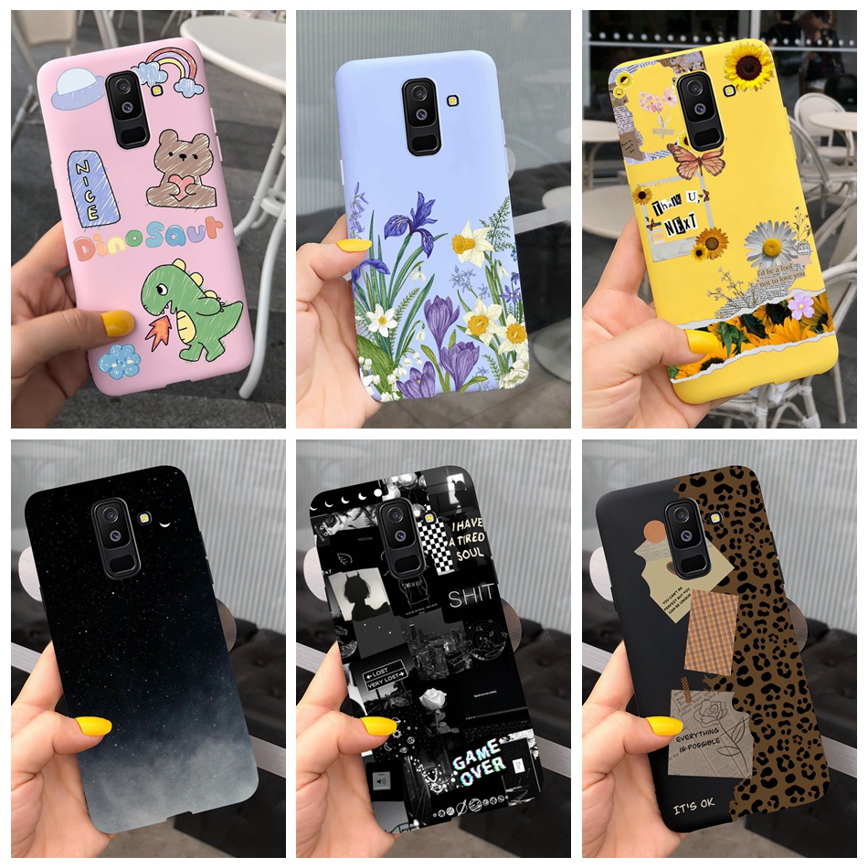 เคสโทรศัพท์ซิลิโคน TPU แบบนิ่ม สีแคนดี้ สําหรับ Samsung Galaxy J8 2018 On8 SM-J810F J810G J810Y