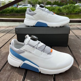 Ecco GOLF รองเท้ากีฬาลําลอง ข้อสั้น กันน้ํา ระบายอากาศ H4 สําหรับผู้ชาย เหมาะกับการเล่นกอล์ฟ