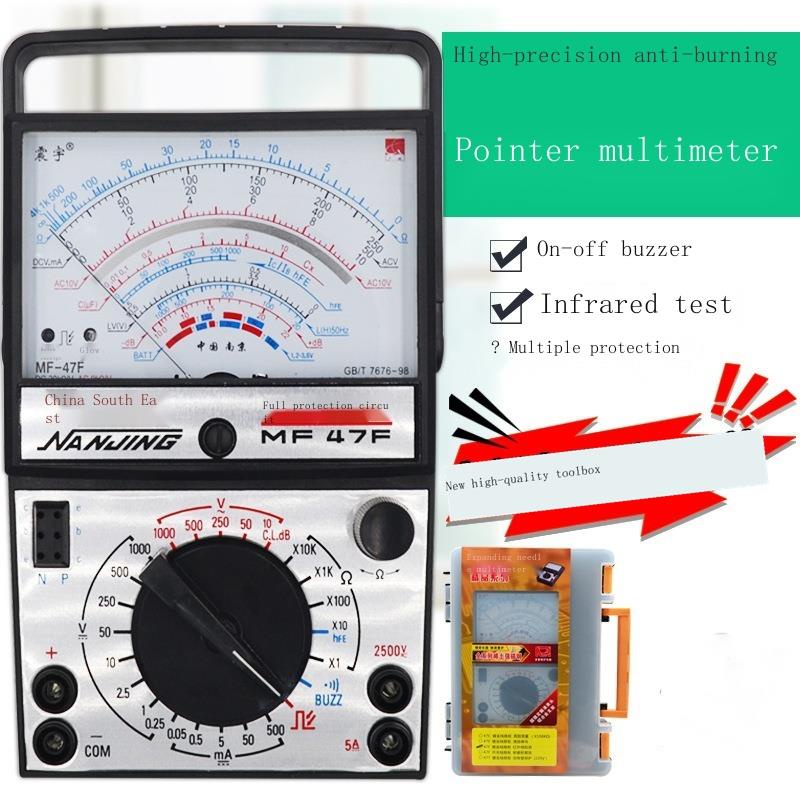 MF47F AC DC Voltmeter Ammeter Ohmmeter analogue multimeter ampere