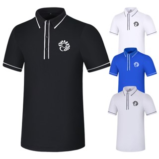 Callaway เสื้อยืดลําลอง แขนสั้น ระบายอากาศ แห้งเร็ว สําหรับผู้ชาย เหมาะกับการเล่นกีฬากอล์ฟ T23122