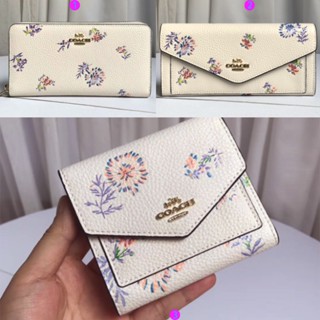 Coach 69832 69842 69849 Ladies Wallet/Flower Print/Ladies Card Bag/Long Zip Handhlack Bag