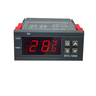 Stc-1000 STC 1000 เทอร์โมสตัทดิจิทัล LED 12V 24V 220V สําหรับตู้ฟักไข่ ควบคุมอุณหภูมิ