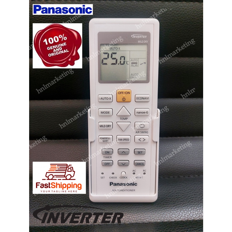 รีโมทคอนโทรลเครื่องปรับอากาศ panasonic a75c07360 a75c03550 iauto econavi nanoe-g อินเวอร์เตอร์