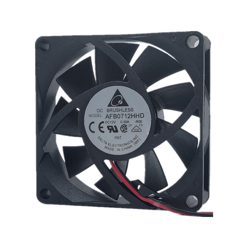 ใหม่ Cooler พัดลมระบายความร้อนสําหรับ Delta AFB0712HHD 12V 0.30A 7020 7 ซม.คอมพิวเตอร์ CPU แชสซีพัดล