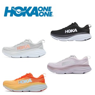 พร้อมส่ง HOKA ONE ONE Bondi8 รองเท้าผ้าใบลําลอง น้ําหนักเบา เหมาะกับการวิ่ง