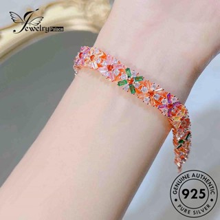 Jewelrypalace สร้อยข้อมือเงิน 925 ประดับเพชร ลายดวงดาวโมอิส B315 สําหรับผู้หญิง