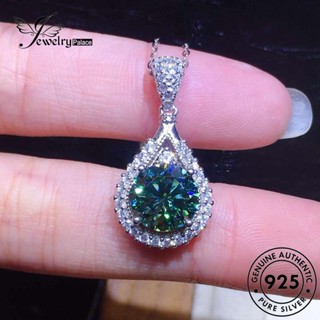 Jewelrypalace สร้อยคอเงิน 925 จี้รูปหยดน้ํามรกต เครื่องประดับแฟชั่นสตรี N940