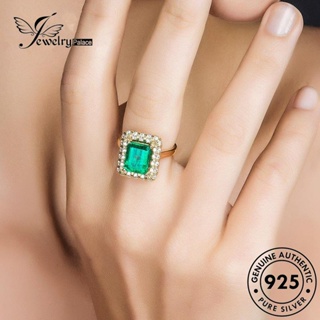 Jewelrypalace แหวนเงิน 925 ทรงสี่เหลี่ยม สไตล์เรโทร สําหรับผู้หญิง R951