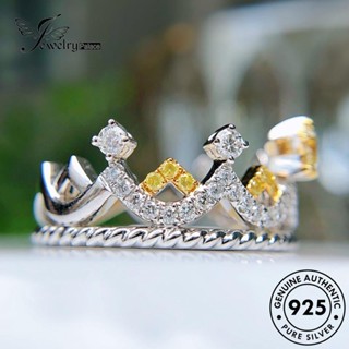 Jewelrypalace แหวนเงิน 925 รูปมงกุฎซิตริน สําหรับผู้หญิง R1948