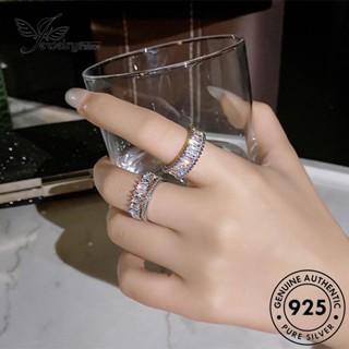 Jewelrypalace แหวนเพชร เงิน 925 สองชั้น แฟชั่น สําหรับผู้หญิง R2180