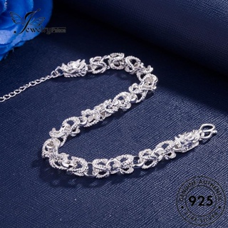 Jewelrypalace สร้อยข้อมือเงิน 925 สไตล์เกาหลี สําหรับผู้หญิง B605