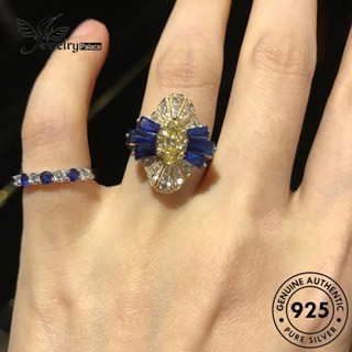 Jewelrypalace แหวนเงิน 925 ประดับไพลิน สไตล์ดั้งเดิม สําหรับผู้หญิง R2595