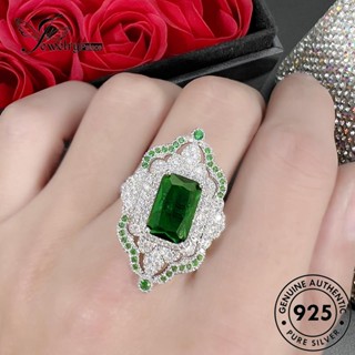 Jewelrypalace ของแท้ แหวนเงิน 925 ประดับเพชร ทรงสี่เหลี่ยม สําหรับผู้หญิง R1783