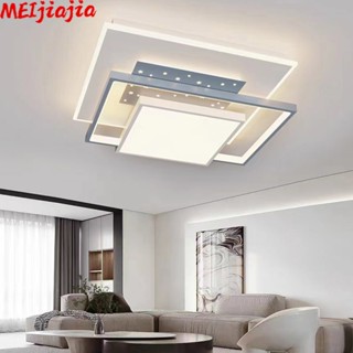 Meijiajia โคมไฟเพดาน LED สไตล์โมเดิร์น เรียบง่าย สร้างสรรค์ สําหรับตกแต่งห้องนอน ห้องนั่งเล่น