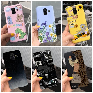 เคสโทรศัพท์ซิลิโคน TPU แบบนิ่ม สีแคนดี้ สําหรับ Samsung Galaxy A6 (2018) SM-A600F A6+ (2018) SM-A605G