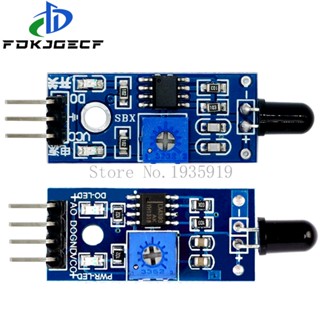 Lm393 โมดูลเซนเซอร์ตรวจจับเปลวไฟ อินฟราเรด 3 Pin 4 Pin สําหรับ arduino Diy Kit