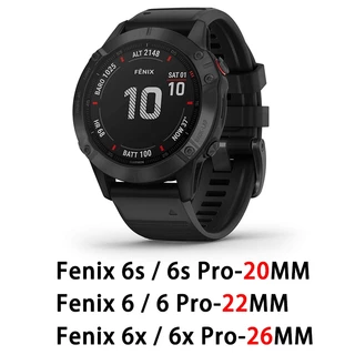 สายนาฬิกาข้อมือซิลิโคน สไตล์สปอร์ต สําหรับ Garmin Fenix 6 6x Pro