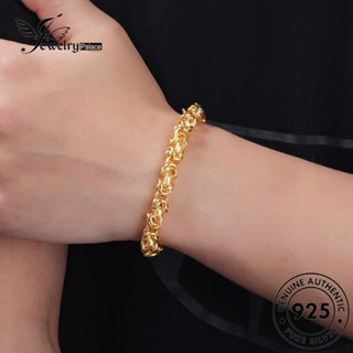 Jewelrypalace ของแท้ ก๊อกน้ําเงิน 925 สีทอง สําหรับผู้ชาย B79