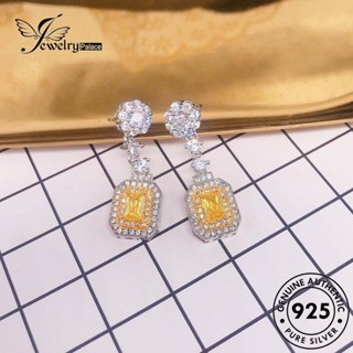 Jewelrypalace ต่างหูสตั๊ด เงิน 925 ทรงสี่เหลี่ยม สําหรับผู้หญิง E1034