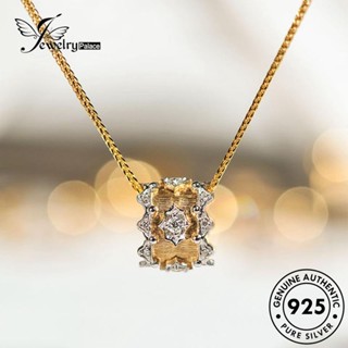 Jewelrypalace สร้อยคอเงิน 925 แกะสลักทอง สวยหรู สําหรับผู้หญิง N1131