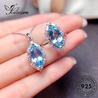 Jewelrypalace สร้อยคอเงิน 925 จี้รูปเรืออะความารีน สําหรับผู้หญิง S535