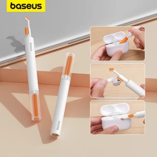 BASEUS เบส แปรงทําความสะอาดหูฟังบลูทูธทําความสะอาดเครื่องมือทําความสะอาดชุดสําหรับ แอร์พอด มือโปร หูฟังกรณีทําชุดแปรงทําปากกา