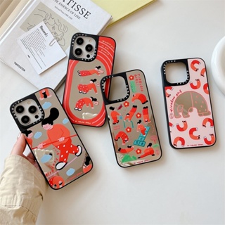 [Case Tify] เคสโทรศัพท์มือถือ PC แข็ง กันกระแทก พร้อมกระจก สําหรับ iPhone 14 Pro Max 12 13 Pro Max 13 Pro Max 11 14 Plus