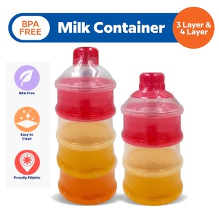 PD 3 Layer 80ml BPA Infant Formula Feeding Milk Powder Airtight Travel Container Dispenser for Baby